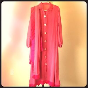 Pretty in Pink Pakistani dress